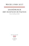 Arch&eacute;ologie des sciences humaines: Cours. S&atilde;o Paulo (1965)