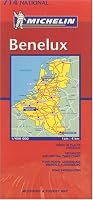 Michelin Map 714 : 1:400 000 : Benelux