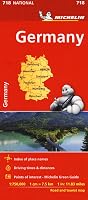 Michelin map 718 : 1:750 000 : Germany [2017, 10th. edition]