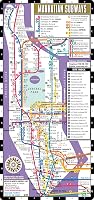 Streetwise Manhattan Bus Subway Map - Laminated Subway & Bus Map of Manhattan, New York (Michelin Streetwise Maps)