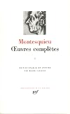 Montesquieu : Oeuvres complètes, tome I
