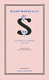 Mademoiselle S.: Lettres d'amour 1928-1930