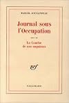 Journal Sous l'Occupation Suivi De La Courb De Nos Angoisses