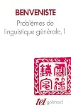 Problèmes de linguistique générale, tome 1