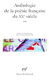 Anthologie de la poésie française du XXe siècle