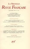 La Nouvelle Revue française, 431, décembre 1988