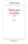 Textes pour un poeme, 1949-1970