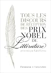 Tous les discours de réception des prix Nobel de littérature