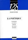 La Poétique : Introduction à la théorie générale des formes littéraires