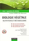 Biologie végétale : Nutrition et métabolisme - Cours et questions de révision