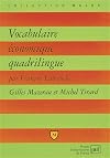 Vocabulaire économique quadrilingue