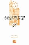Lexique de droit constitutionnel