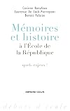 Mémoires et histoire à l'école de la République : Quels enjeux ?
