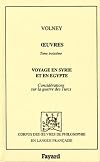 Voyage en Syrie et en Égypte, pendant les années 1783, 1784, et 1785