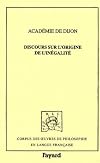Discours sur l'origine de l'inégalité : concours de 1754