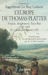Le siรจcle des Platter, 1499-1628