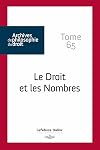 Le Droit et les Nombres