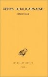 Opuscules Rhรฉtoriques: Tome II: Dรฉmosthรจne