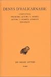 Opuscules Rhétoriques: Tome V: L'Imitation (fragments, épitomé) ; Première lettre à Ammée ; Lettre à Pompée Géminos ; Dinarque