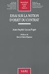 Essai sur la notion d'objet du contrat
