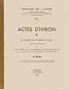 Actes d'Iviron