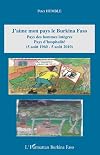 J'aime mon pays le Burkina Faso: Pays des hommes intègres Pays d'hospitalité (5 août 1960 - 5 août 2010)