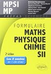 Formulaire MPSI-MP mathématiques, physique-chimie, SII