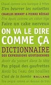 On va le dire comme ça : Dictionnaire des expressions quotidiennes