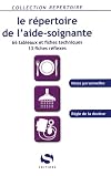 Le répertoire de l'aide-soignante