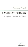 L'expérience de l'injustice : Reconnaissance et clinique de l'injustice