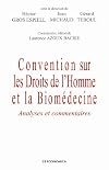 Convention sur les Droits de l'Homme et la Biomédecine (French Edition)