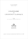 Grammaire de l'égyptien classique