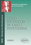 Textes fondateurs du calcul infinitésimal