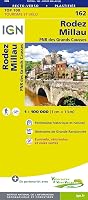 162 - RODEZ MILLAU PNR DES GRANDS CAUSSES (TOP 100) (French Edition)