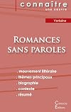 Paul Verlaine romances sans paroles / fiches de lecture