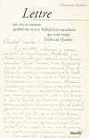 Lettre aux souverainistes québécois
