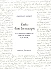 Ecrits dans les marges : De la pratique du gribouillage comme art gourmand de la lecture