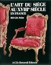 The Art of Chair in Eighteenth-century France