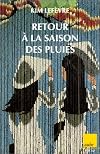 Retour à la saison des pluies