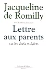 Lettre aux parents sur les choix scolaires (French Edition)