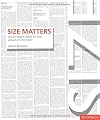 Size Matters: Effective Graphic Design for Large Amounts of Information