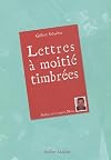 Lettres &agrave; moiti&eacute; timbr&eacute;es
