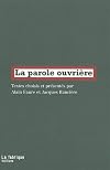 La parole ouvrière