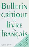 Bulletin critique du livre en francais n 663