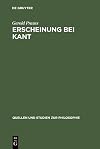 Erscheinung bei Kant. Ein Problem der "Kritik der reinen Vernunft"