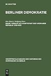 Berlin als Hauptstadt der Weimarer Republik 1919–1933: Mit einem statistischen Anhang zur Wahl- und Sozialstatistik des Demokratischen Berlin ... Kommission zu Berlin, 70/1) (German Edition)