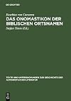 Das Onomastikon der biblischen Ortsnamen Edition der syrischen Fassung mit griechischem Text, englischer und deutscher Übersetzung