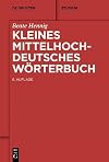 Kleines Mittelhochdeutsches W&ouml;rterbuch