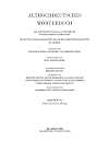 Althochdeutsches Wörterbuch