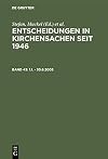 Entscheidungen in Kirchensachen seit 1946. 43. Band, 1.1-30.6.2003